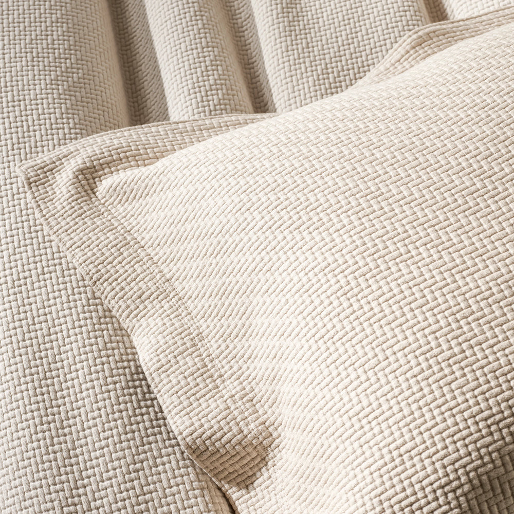 Interlaken Matelasse Coverlet | Sand