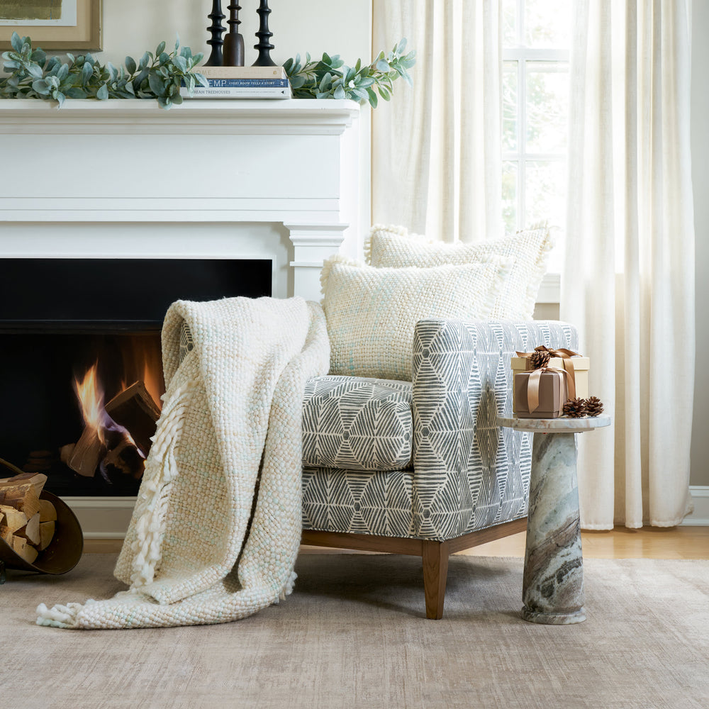 Elowyn Decorative Pillow Cover | Ivory