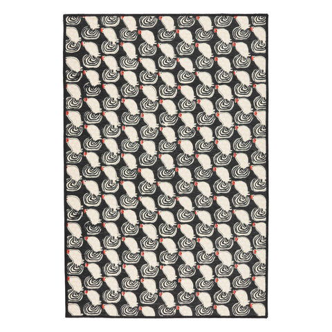 Cockadoodledoo Machine Washable Rug | Multi