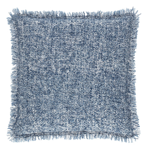 Boucle Indoor/Outdoor Decorative Pillow Cover | Navy