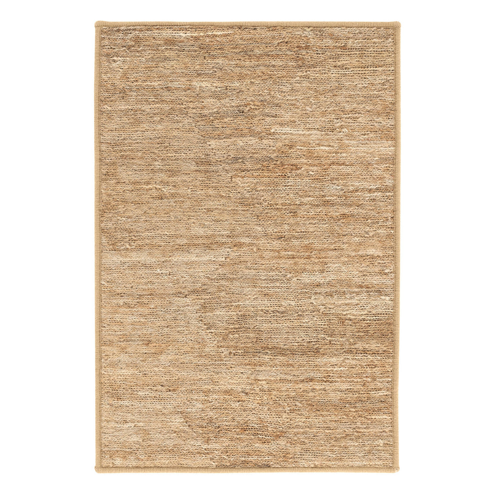 Willa Braided Woven Hemp Custom Rug | Natural