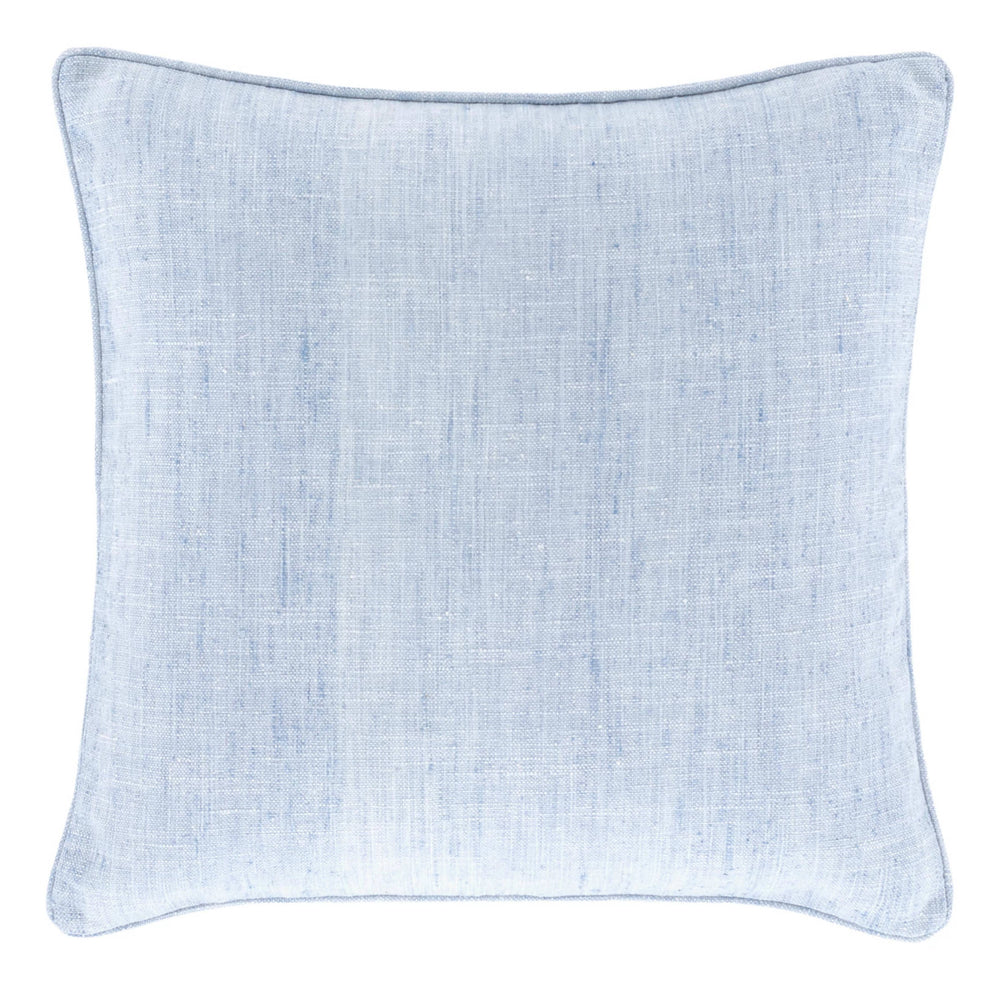 Greylock Indoor/Outdoor Decorative Pillow Cover | Soft French Blue