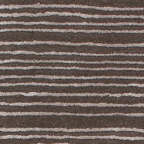 Striae Hand Tufted Wool Rug Swatch | Grey