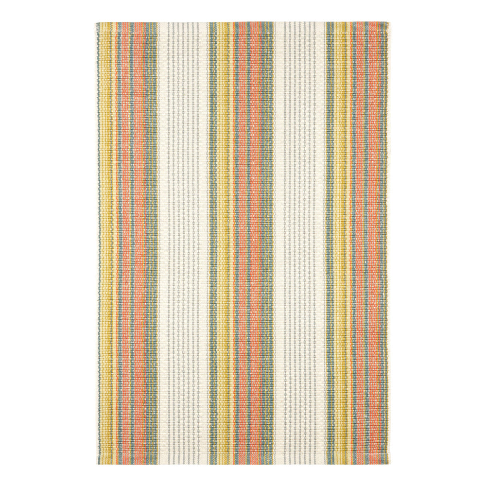 Sloane Stripe Handwoven Cotton Rug | Sprout