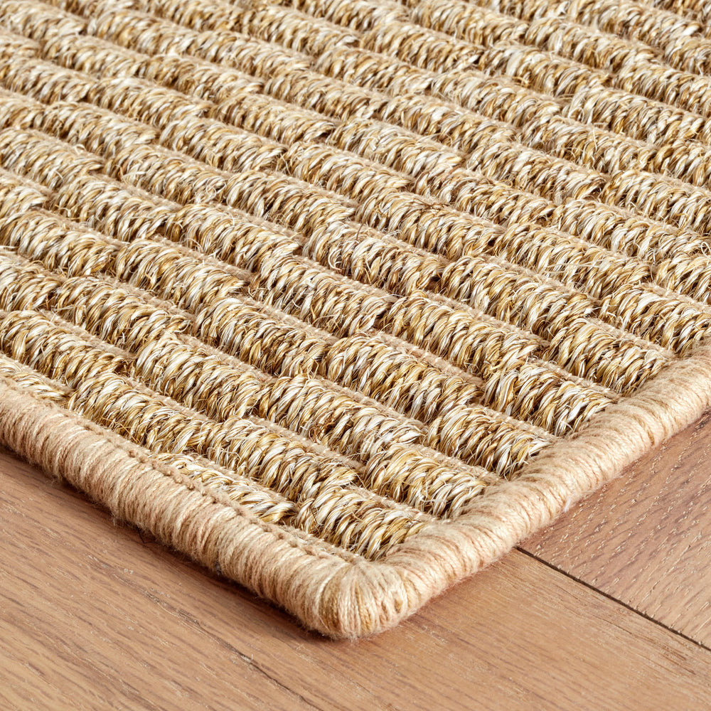 Wicker Woven Sisal Custom Rug | Natural