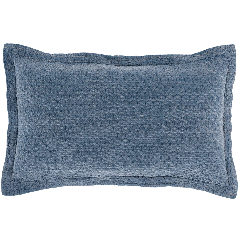 Hawley Matelasse Sham | Indigo