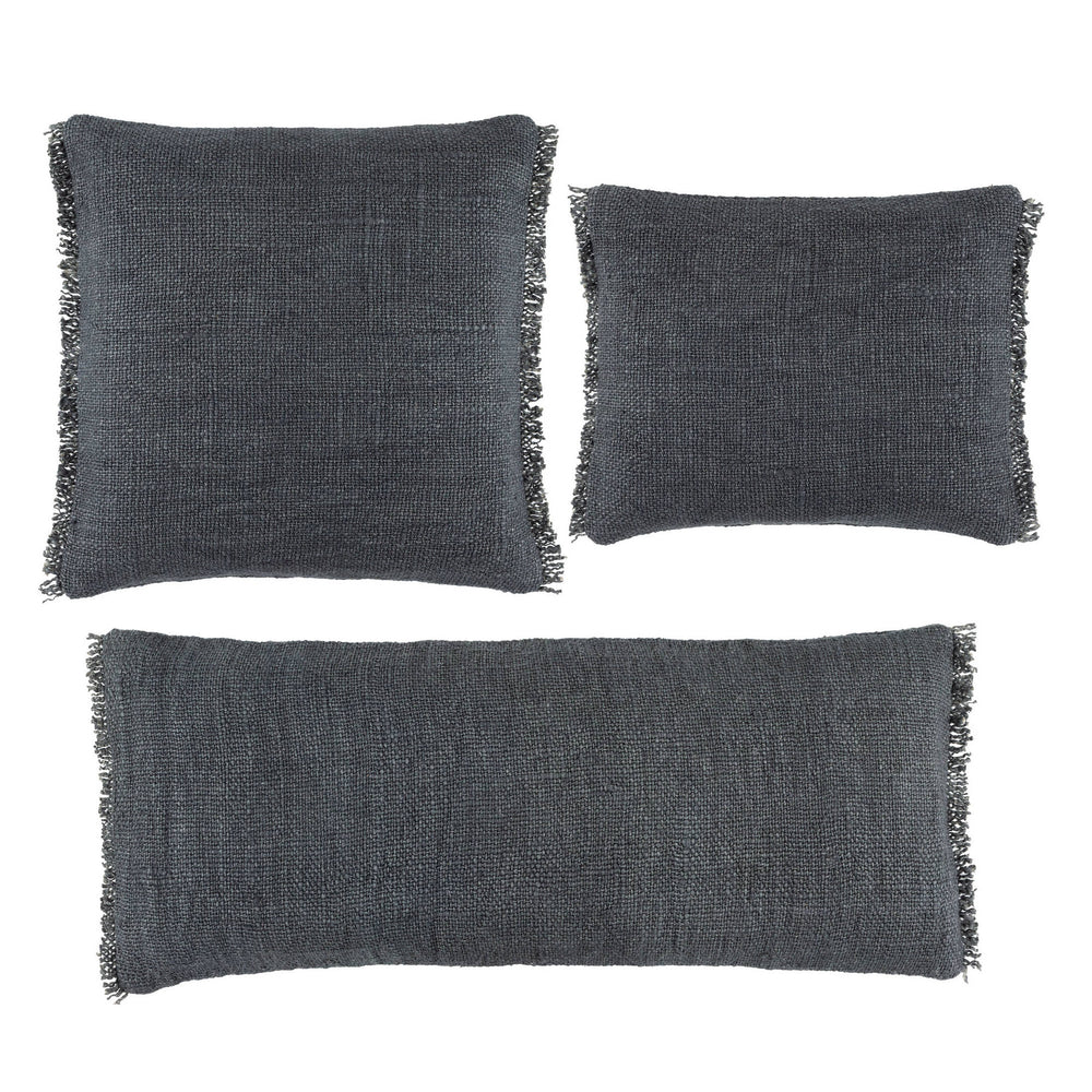 Griffin Linen Decorative Pillow Cover | Granite