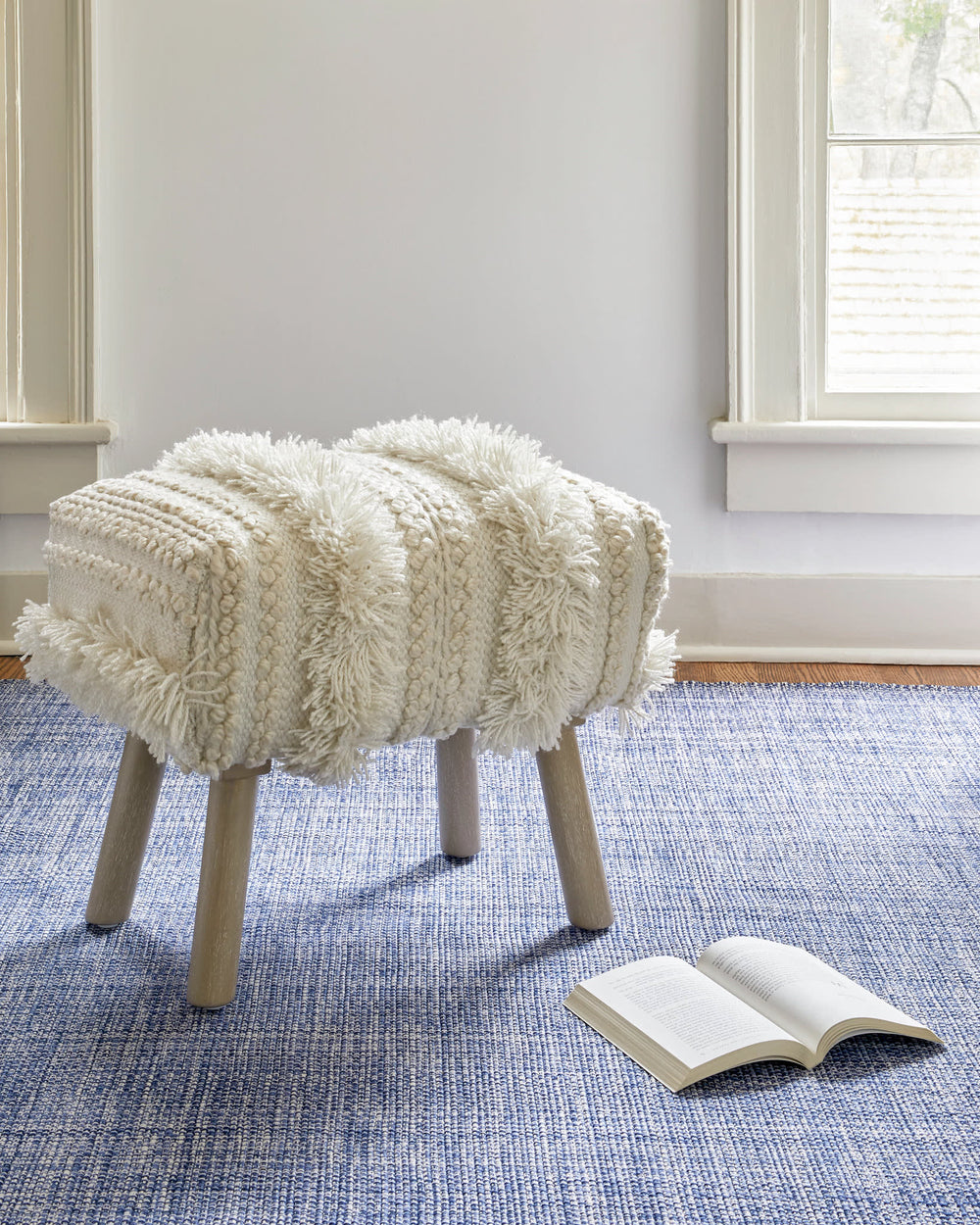 Fusion Handwoven Indoor/Outdoor Rug | Blue