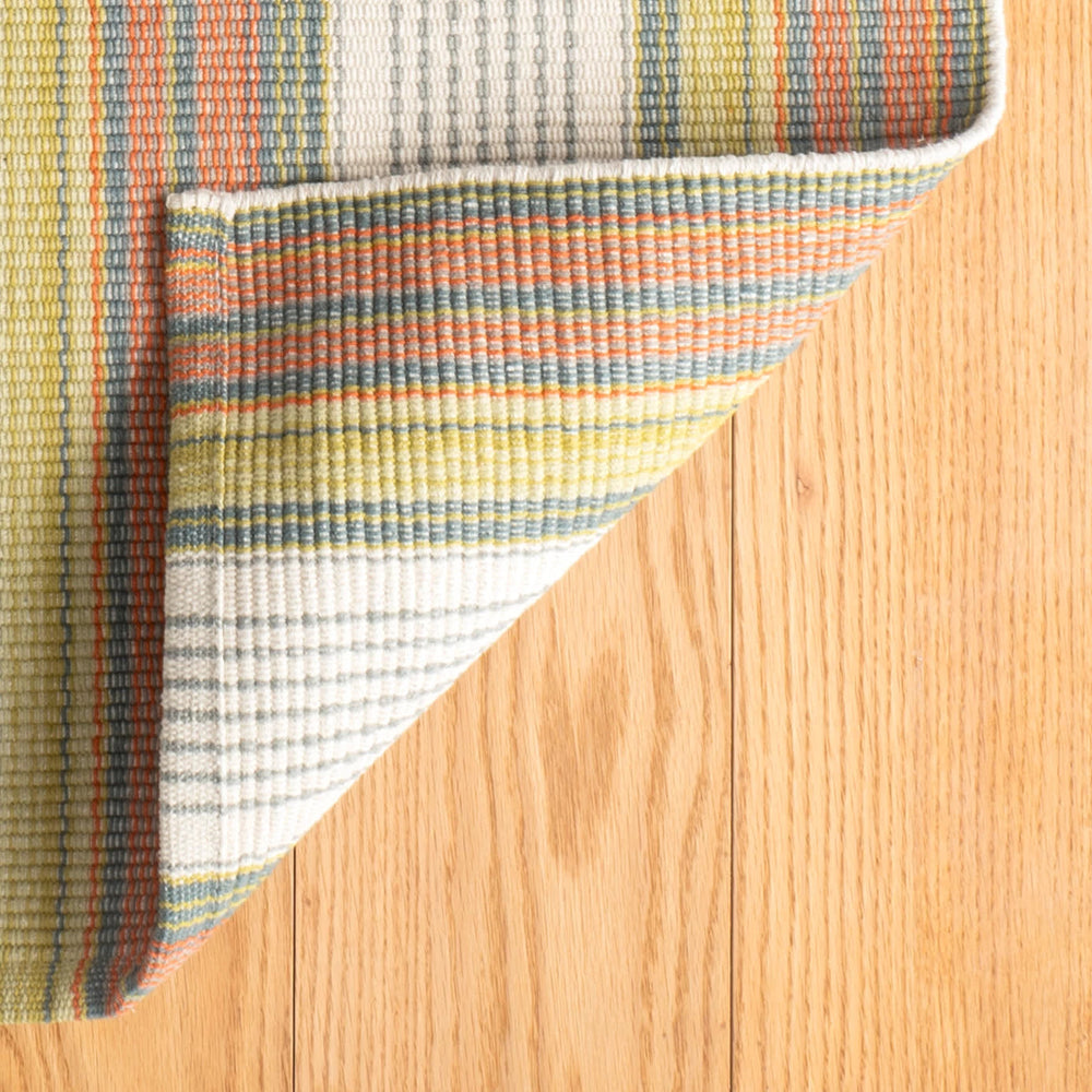Sloane Stripe Handwoven Cotton Rug | Sprout