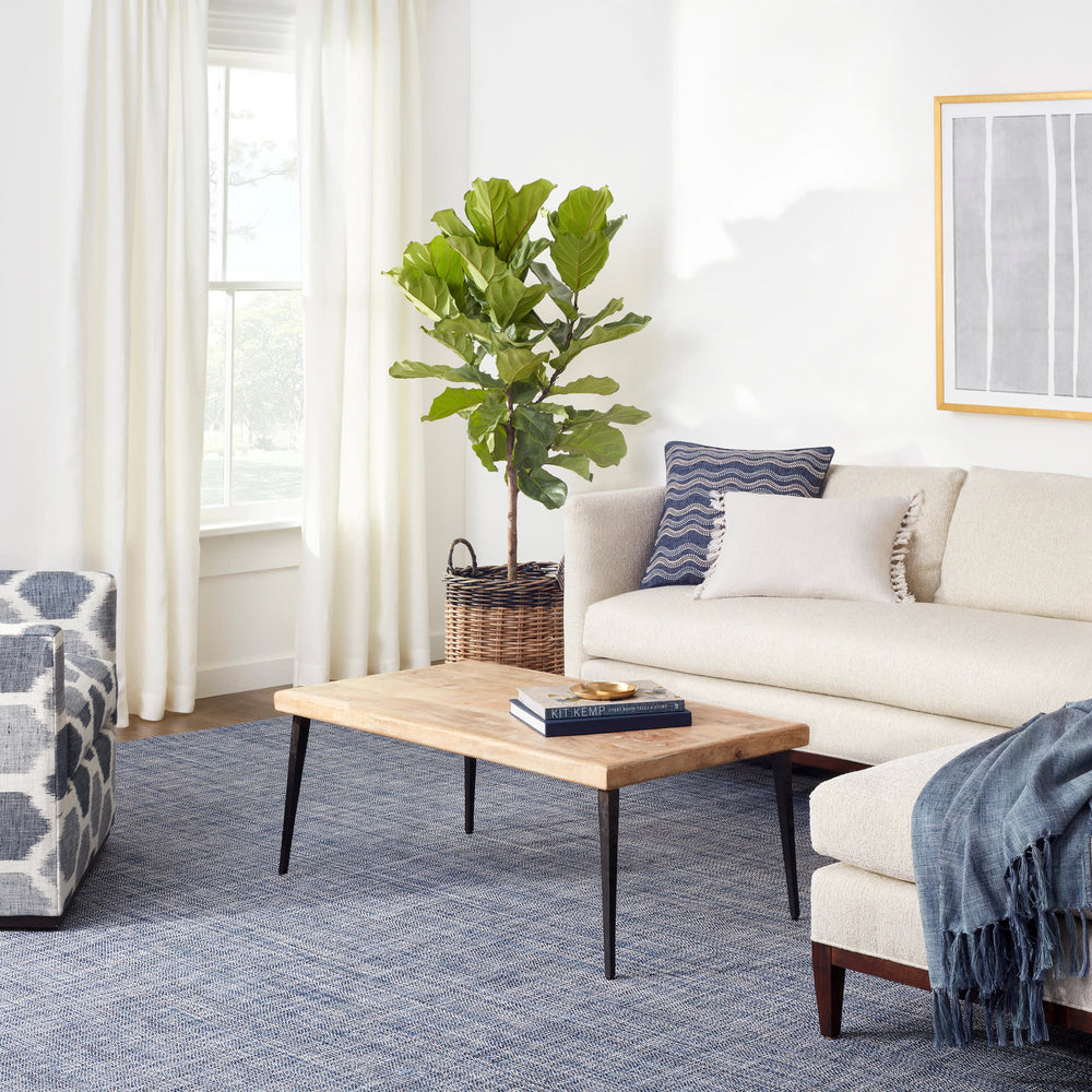 Fusion Handwoven Indoor/Outdoor Rug | Blue