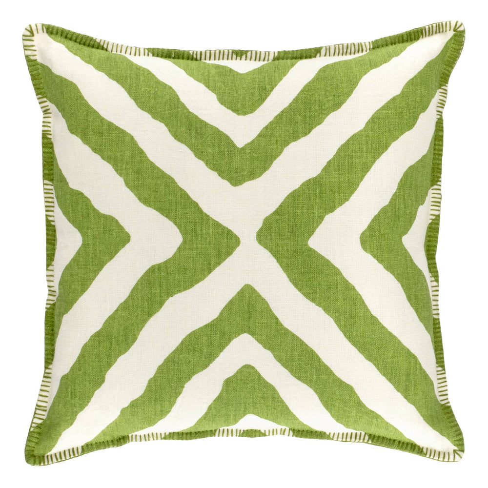 Impy Linen Decorative Pillow Cover | Kelp