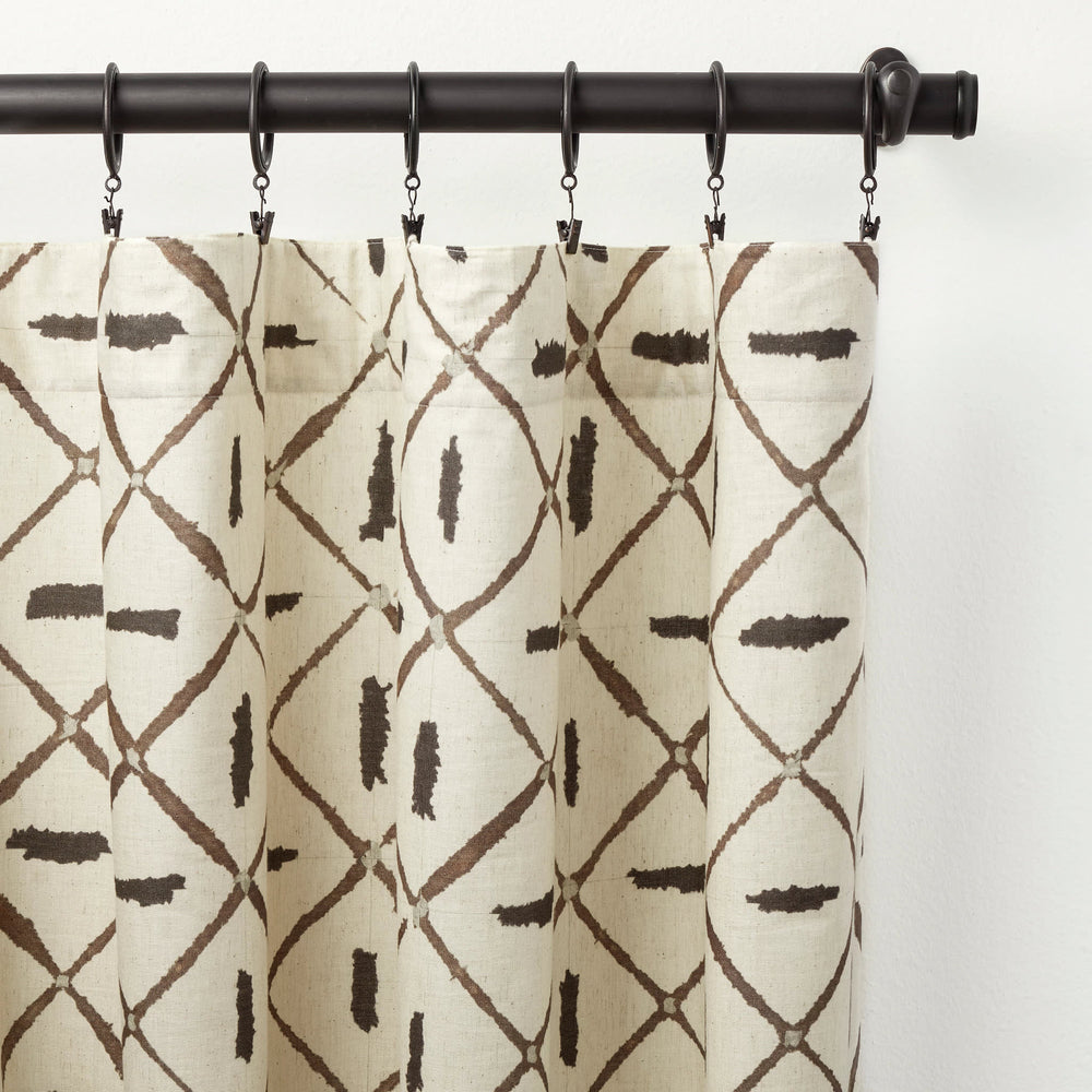 Tatum Curtain Panel | Ivory