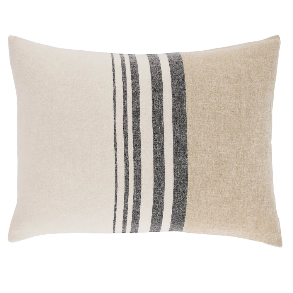 Linen Chenille Stripe Sham | Neutral