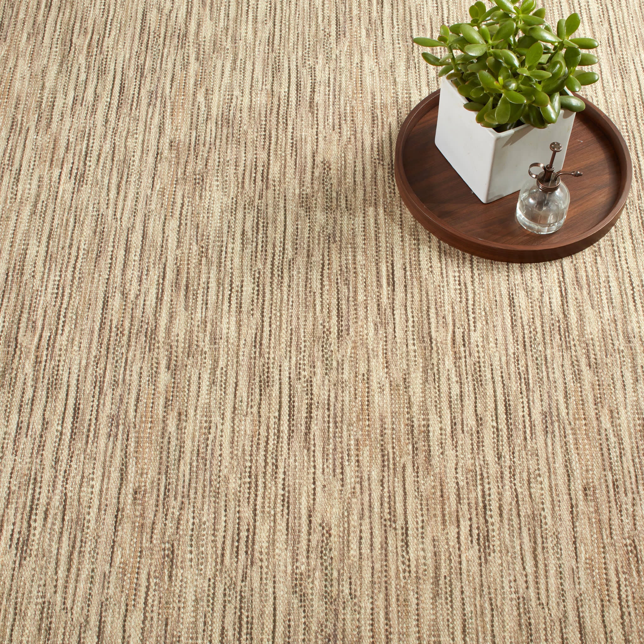 Clay Pattern Rug Clay Machine Washable Rug | Natural – Annie Selke