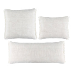 Griffin Linen Decorative Pillow Cover | Ivory