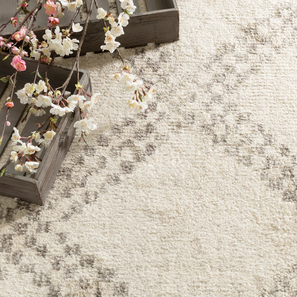 Zillah Hand Knotted Wool Rug | Grey