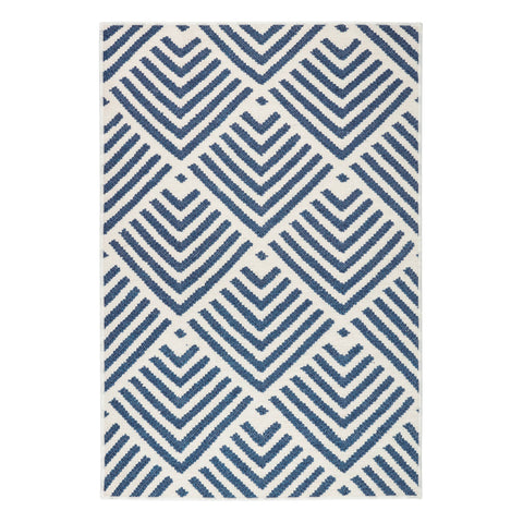 Cleo Machine Washable Rug | Navy