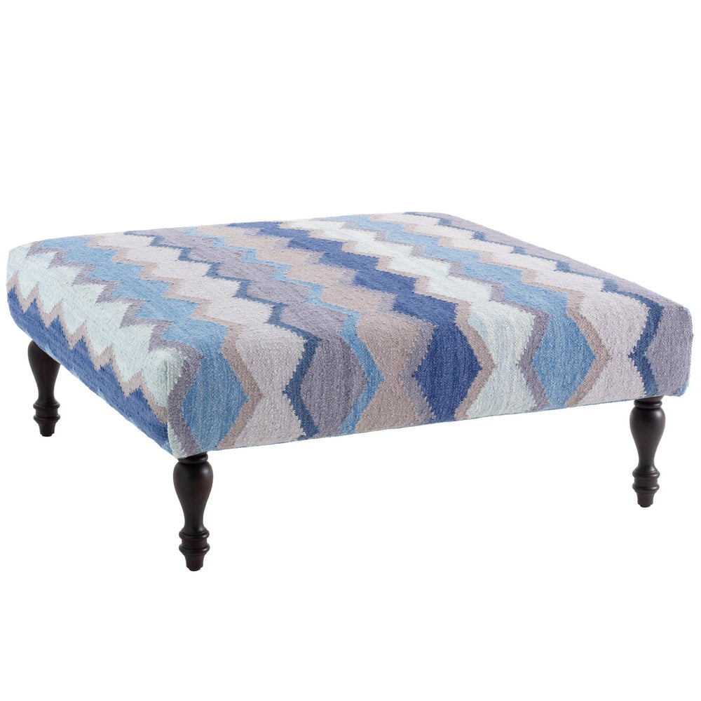 Safety Net Rug Ottoman | Blue