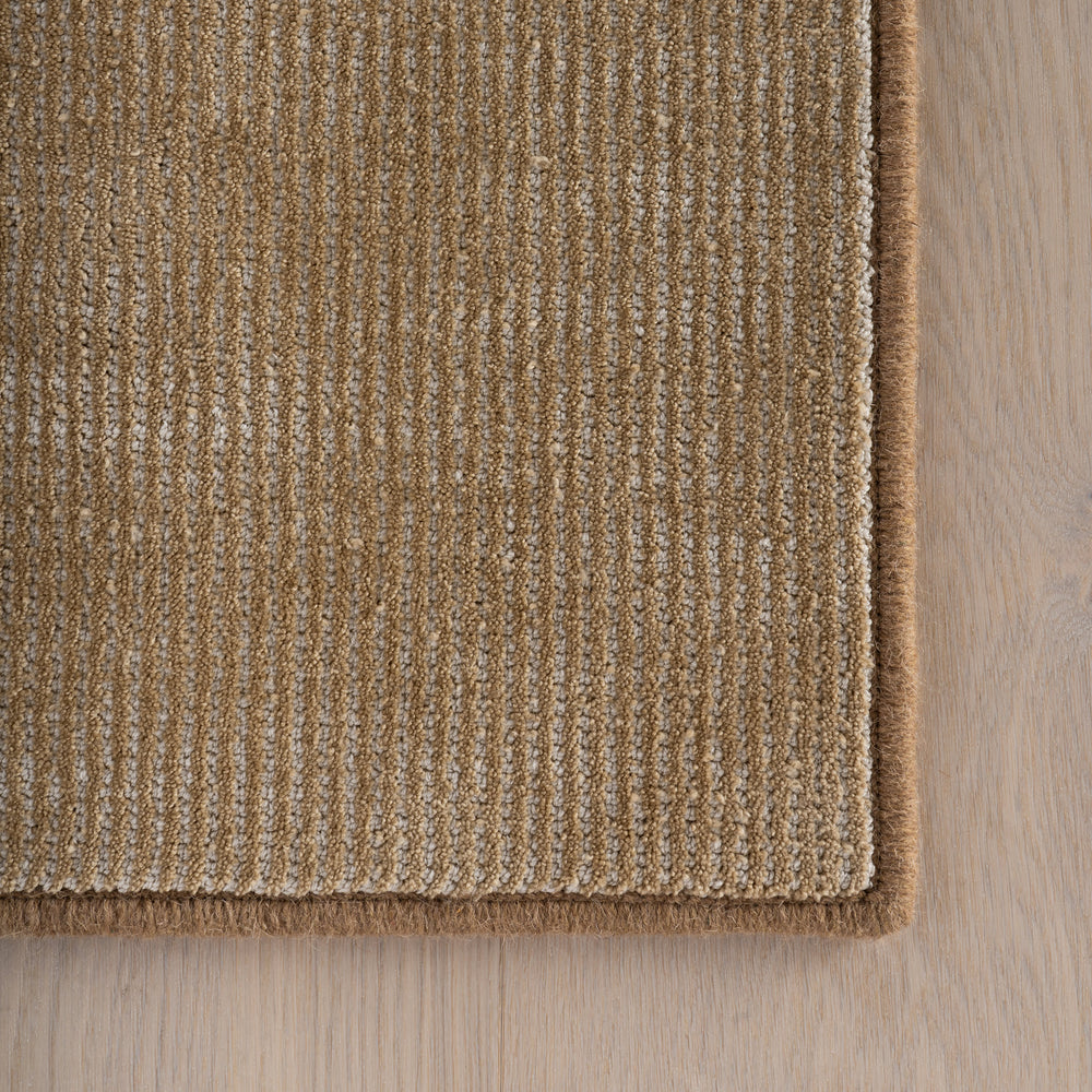 Delphine Textured Indoor/Outdoor Custom Rug | Ochre
