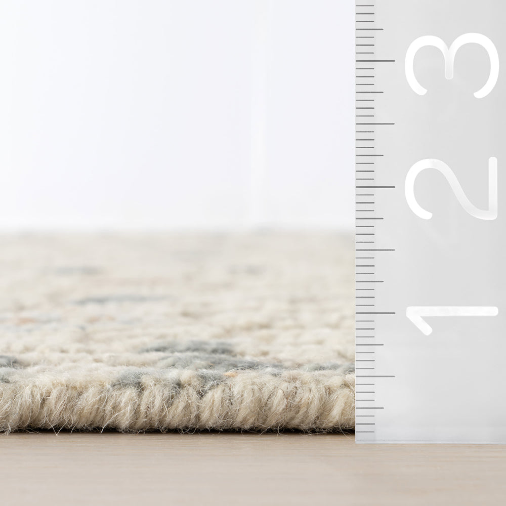 Emory Hand Knotted Wool Rug | Ivory