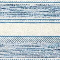Ellington Stripe Machine Washable Rug Swatch | Blue
