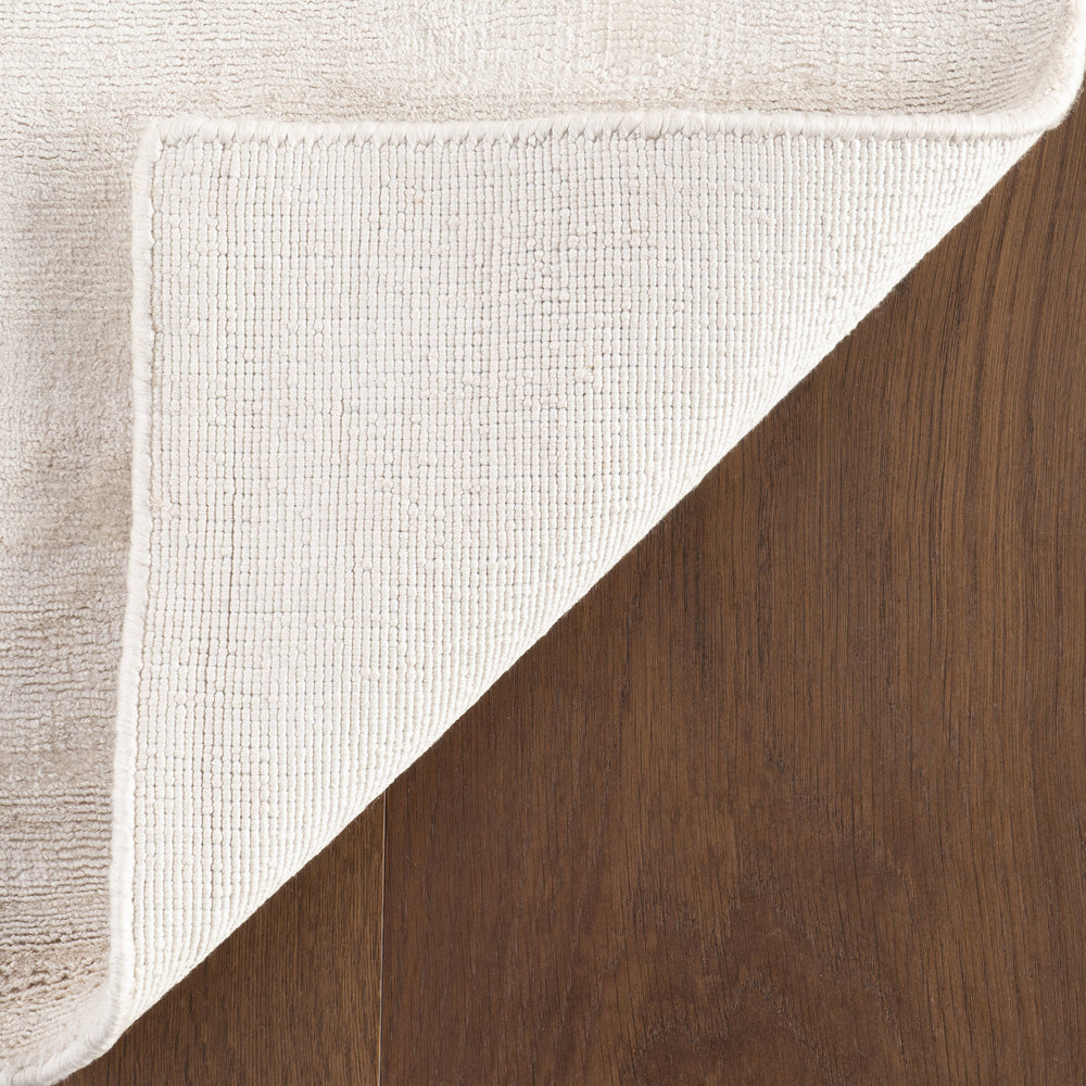 Alva Hand Loom Knotted Viscose Rug | Sand