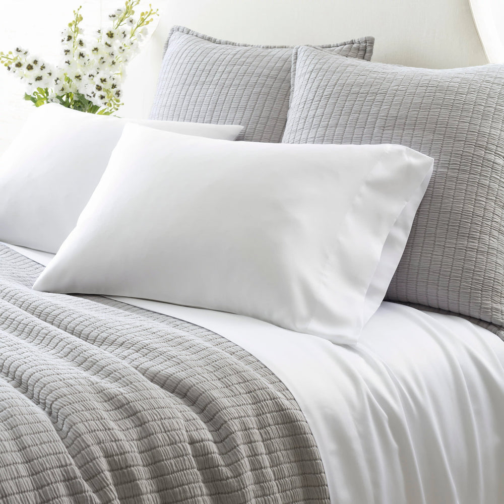 Silken Solid Sheet Set | White