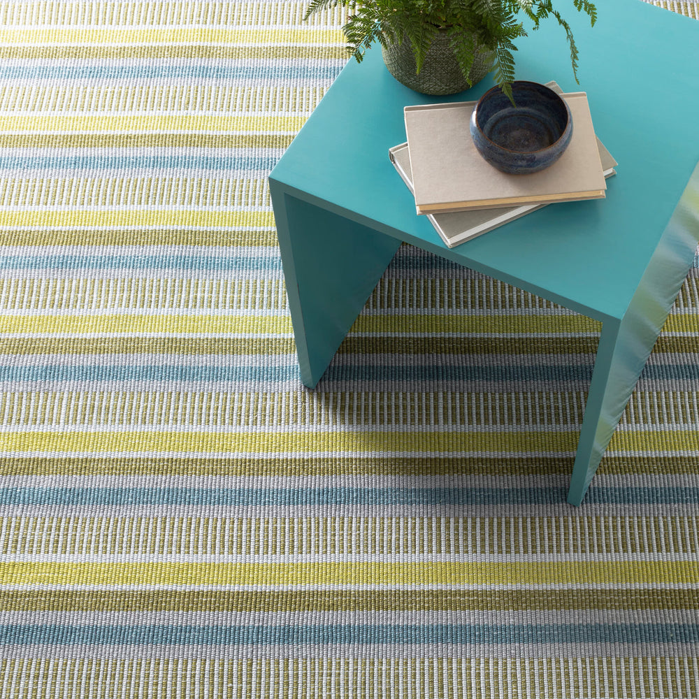 Always Greener Handwoven Indoor/Outdoor Rug | Blue/Green