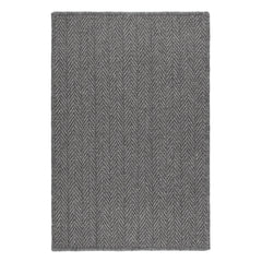 Piper Woven Wool Custom Rug | Shale