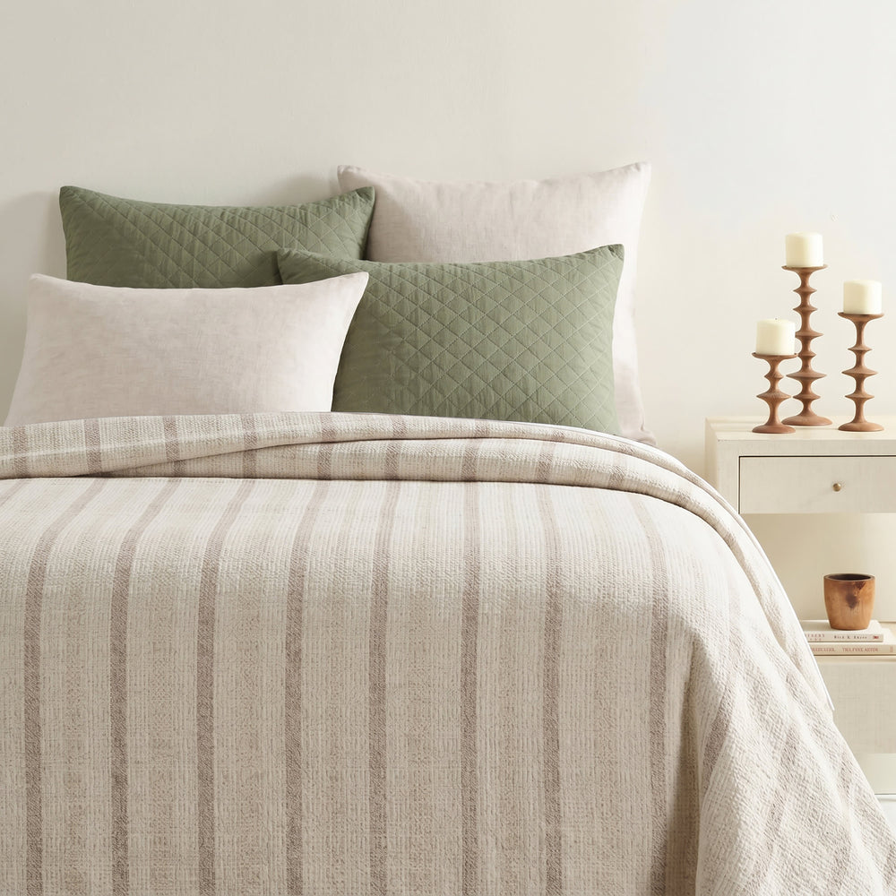 Lowen Stripe Blanket | Natural
