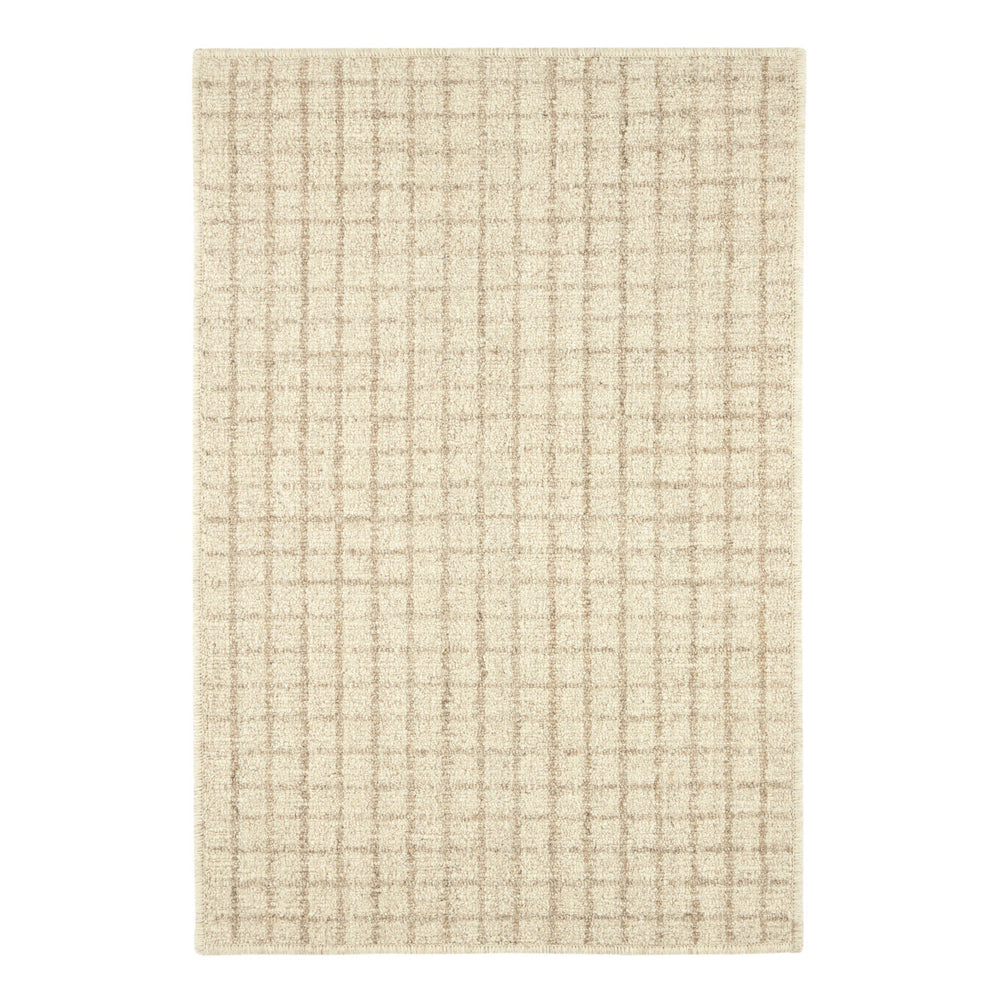 Conall Hand Micro Hooked Wool Custom Rug | Natural