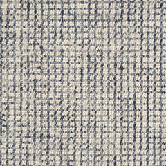 Yadira Geometric Woven Wool Custom Rug Swatch | Blue