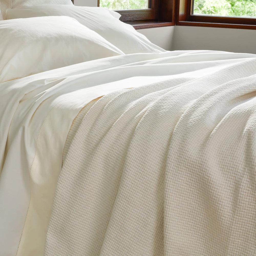Classic Hemstitch Pillowcases (Pair) | Ivory