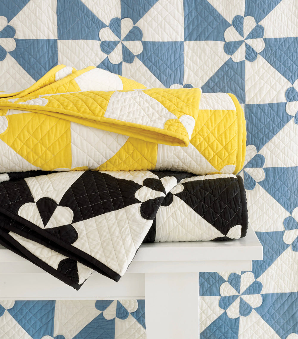 Sunny Side Quilted Sham | Blue