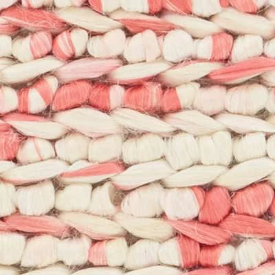 Avril Handwoven Jute Rug Swatch | Coral