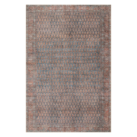Adelaide Vintage Washable Rug | Rust