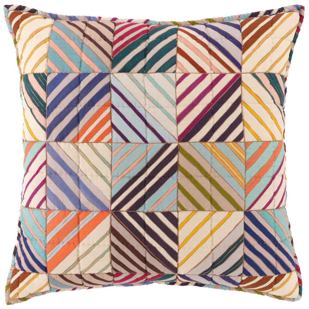 Potter Linen Quilted Sham | Multi