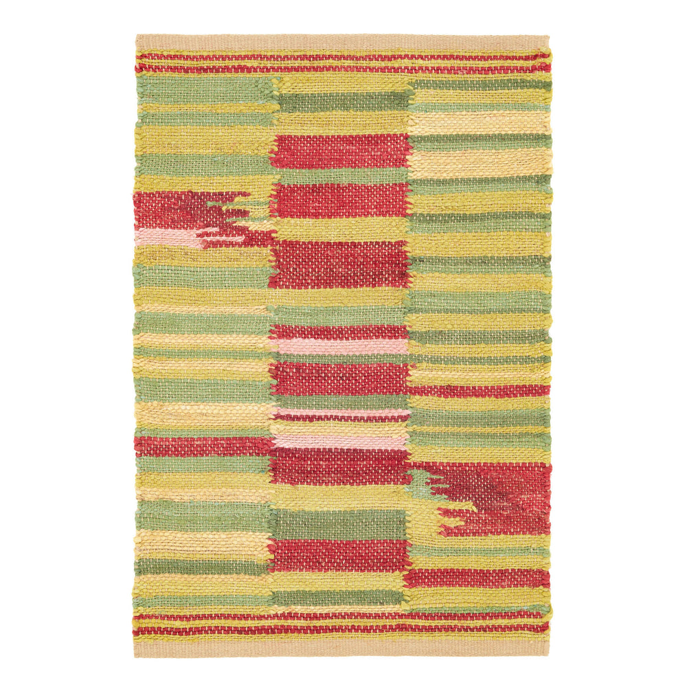 Time Out Handwoven Jute Rug | Green