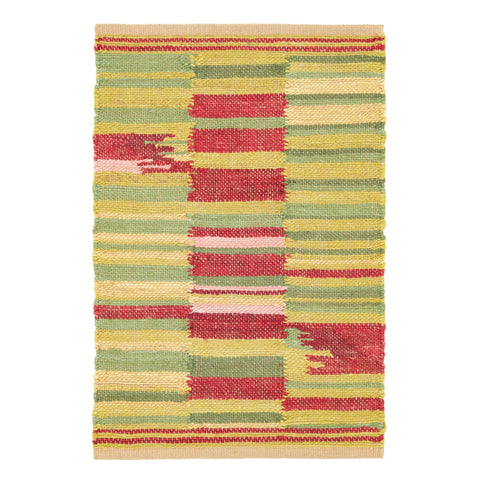 Time Out Handwoven Jute Rug | Green