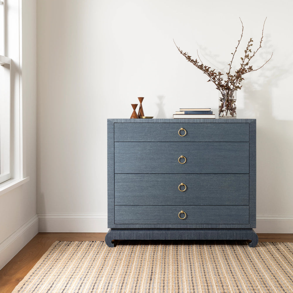 Monroe Handwoven Jute Rug | Blue