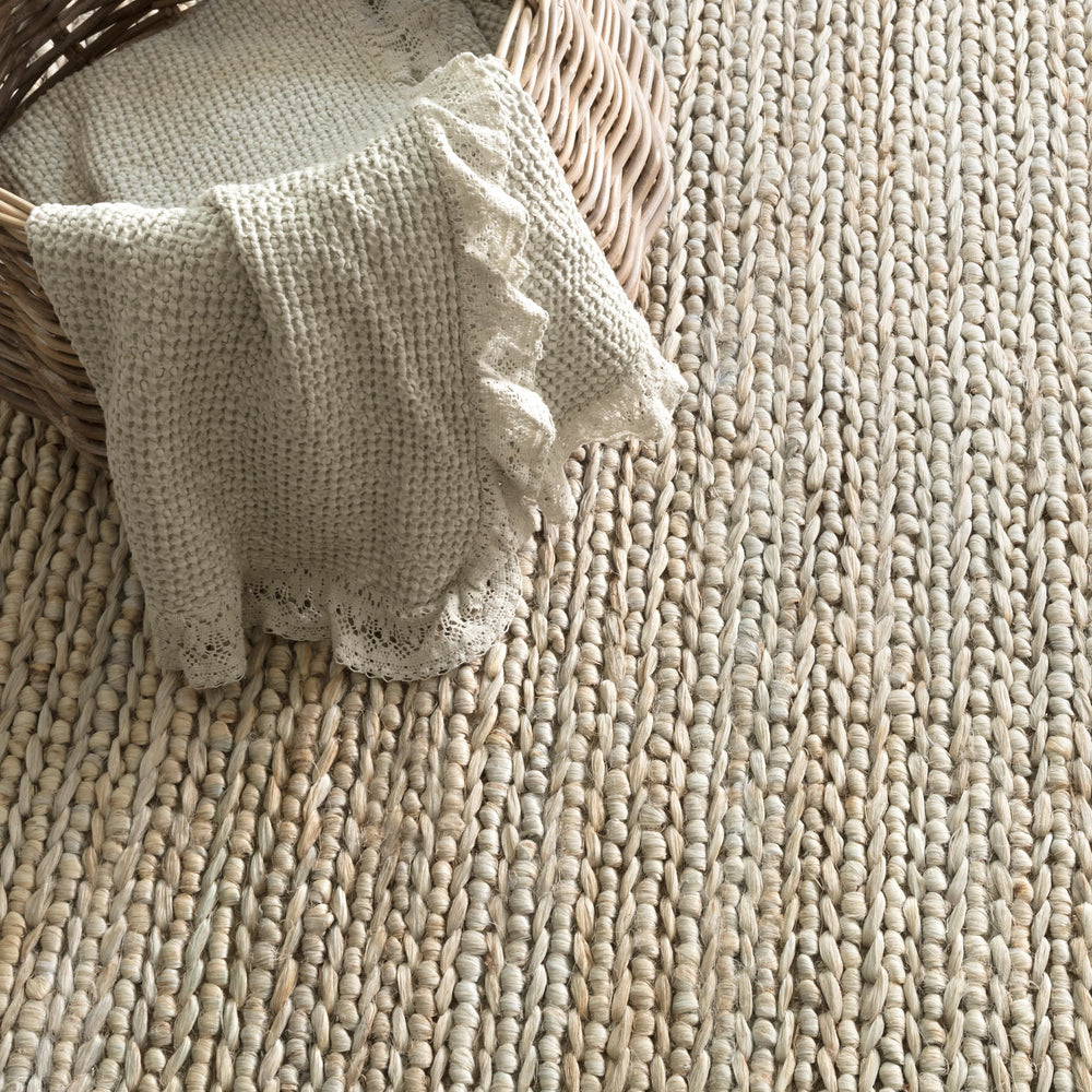 Jute Handwoven Rug | Ice