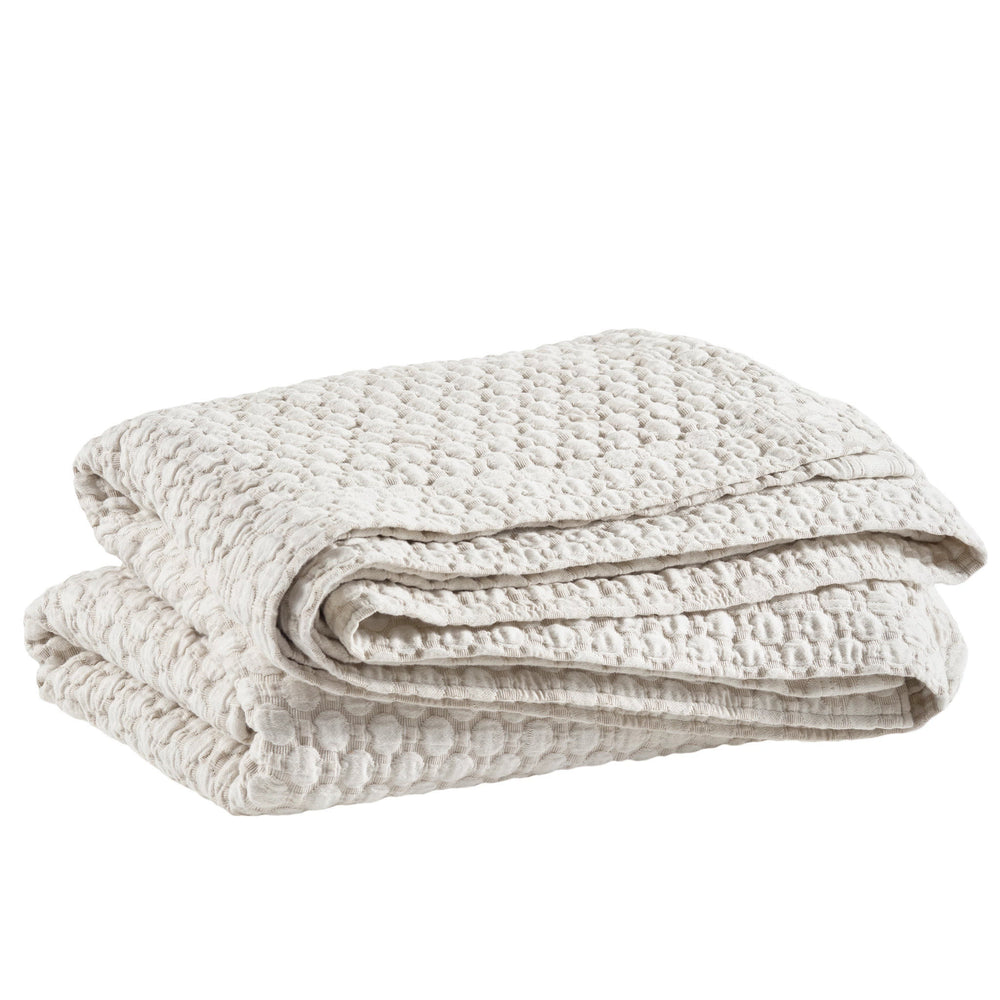 Lodi Matelasse Coverlet | Sand