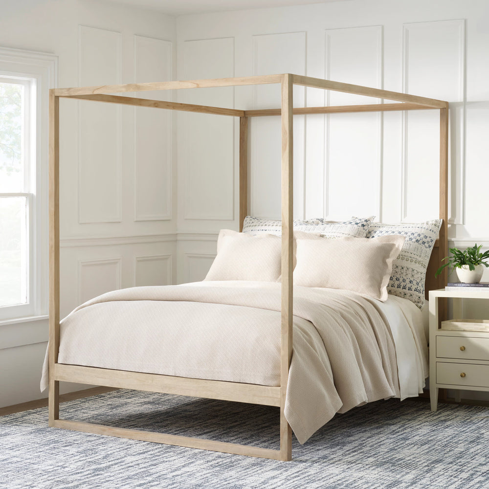 Interlaken Matelasse Coverlet | Sand