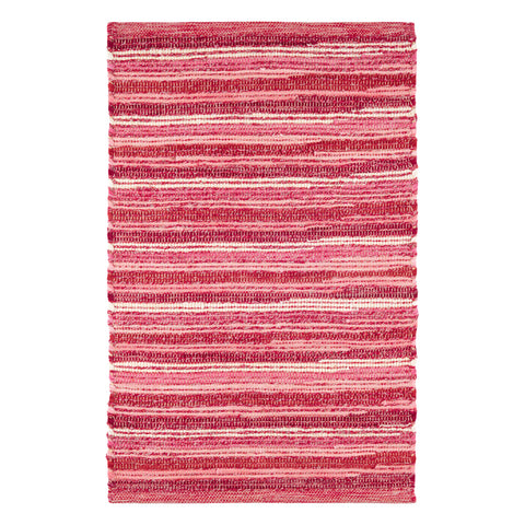 Dorothy Handwoven Cotton Rug | Pink