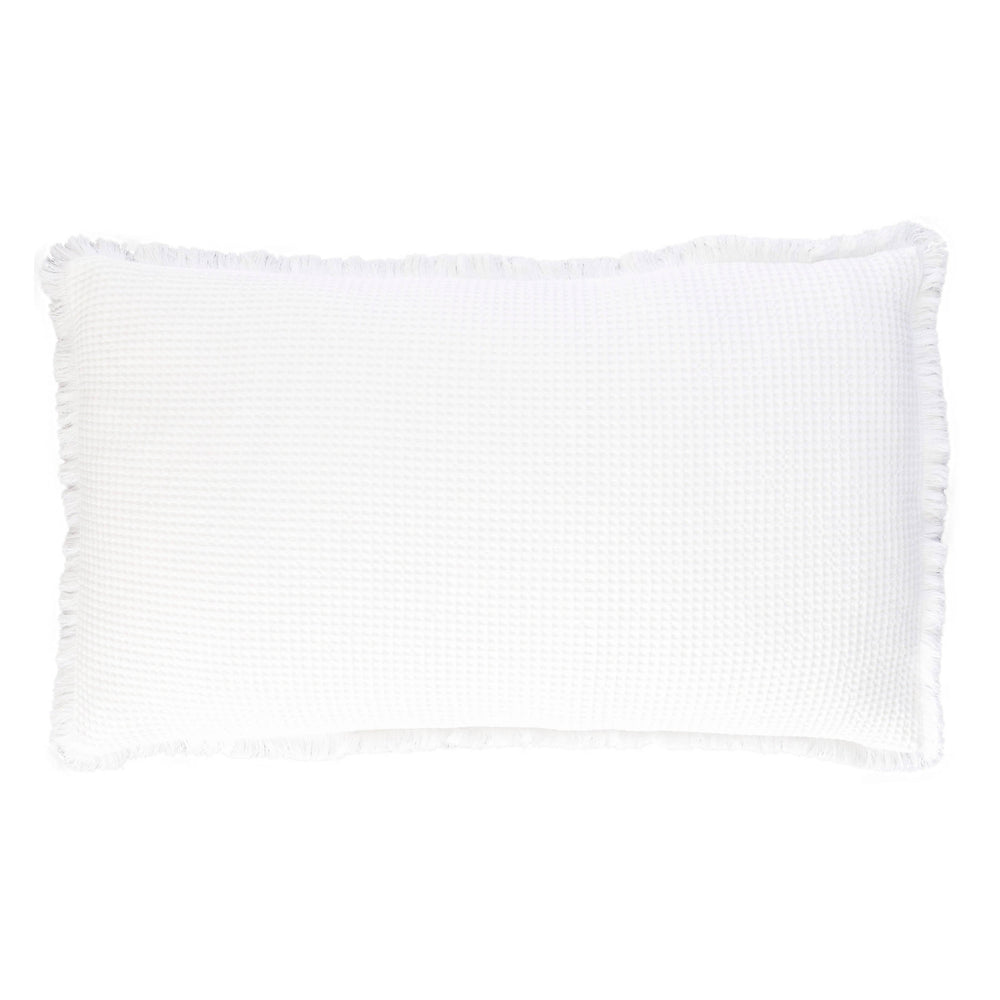 Bubble Matelasse Decorative Pillow Cover | White