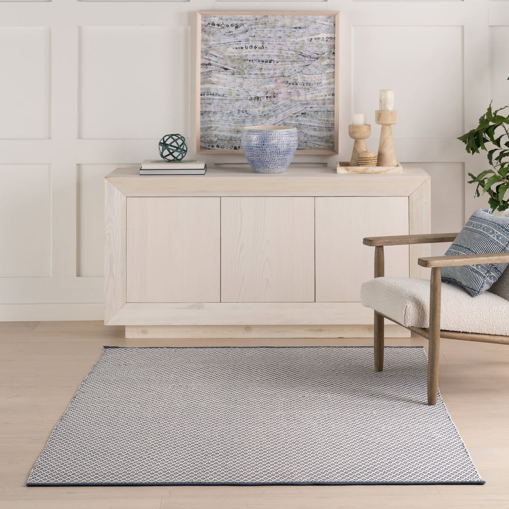 Riviera Handwoven Indoor/Outdoor Rug | Navy