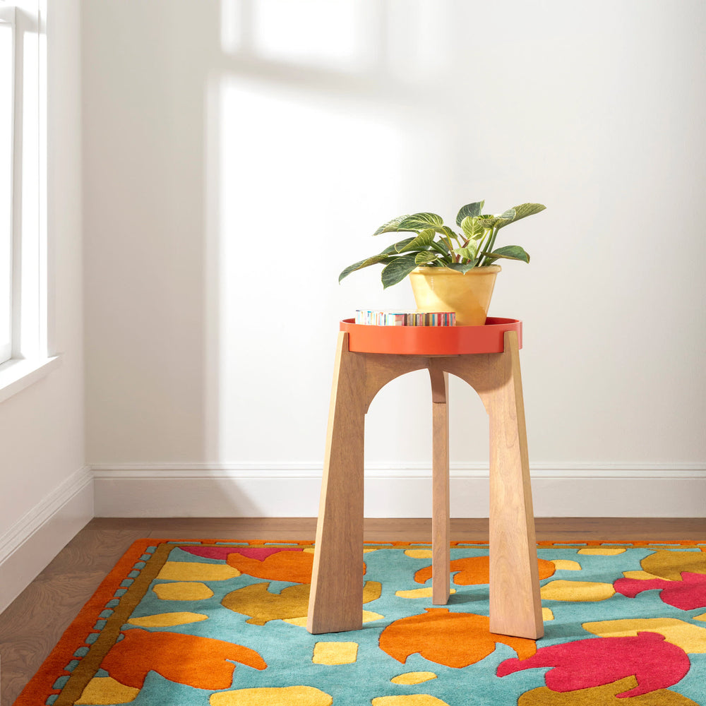 Happy Flower Hand Tufted Wool Rug | Autumn
