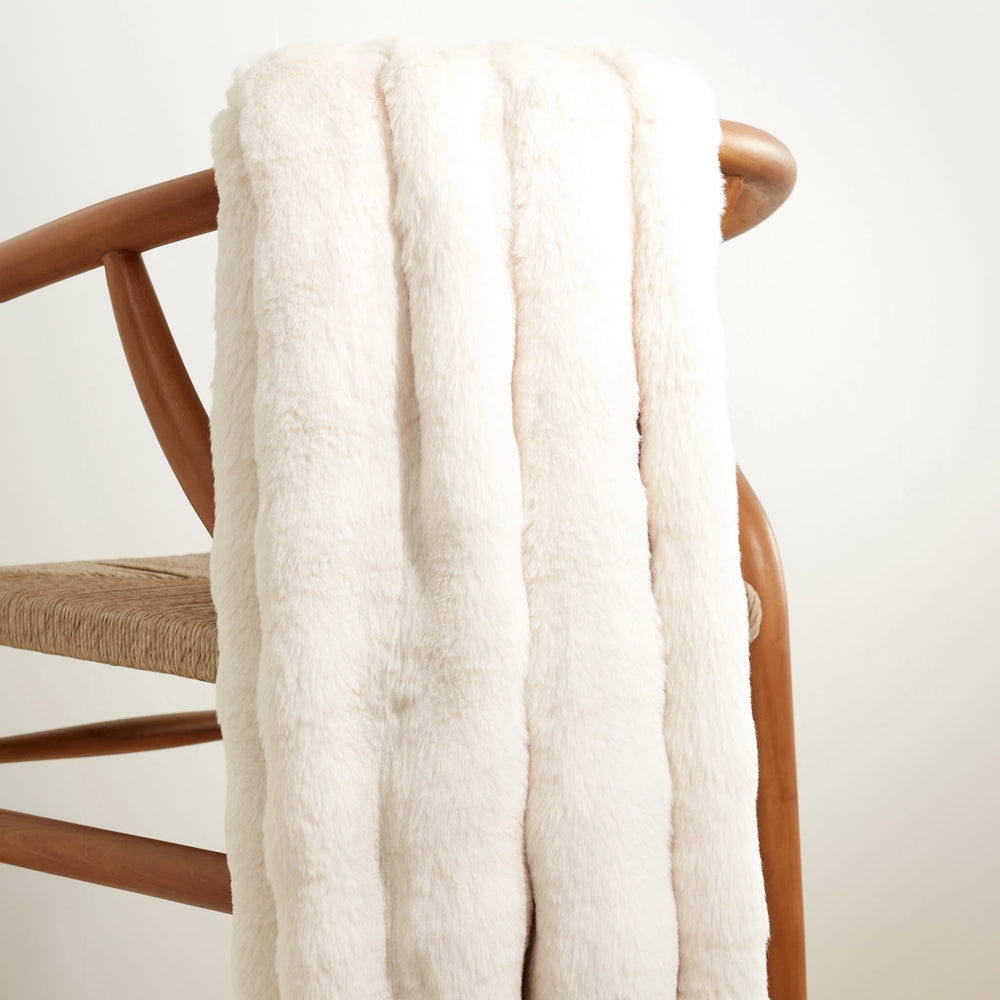 Fab Faux Throw | Ivory