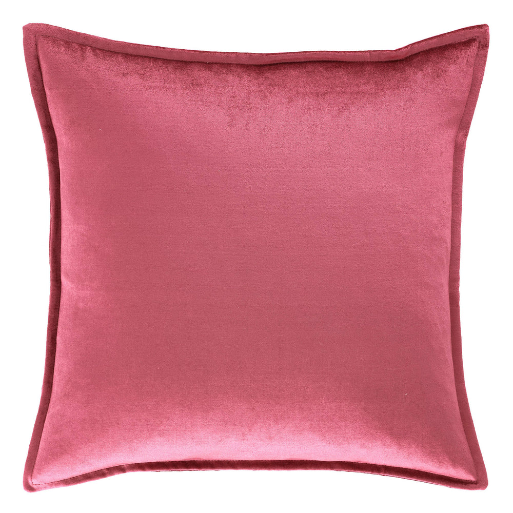 Panne Velvet Decorative Pillow Cover | Berry