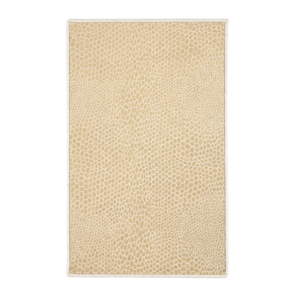 Anya Hand Micro Hooked Wool Custom Rug | Yellow
